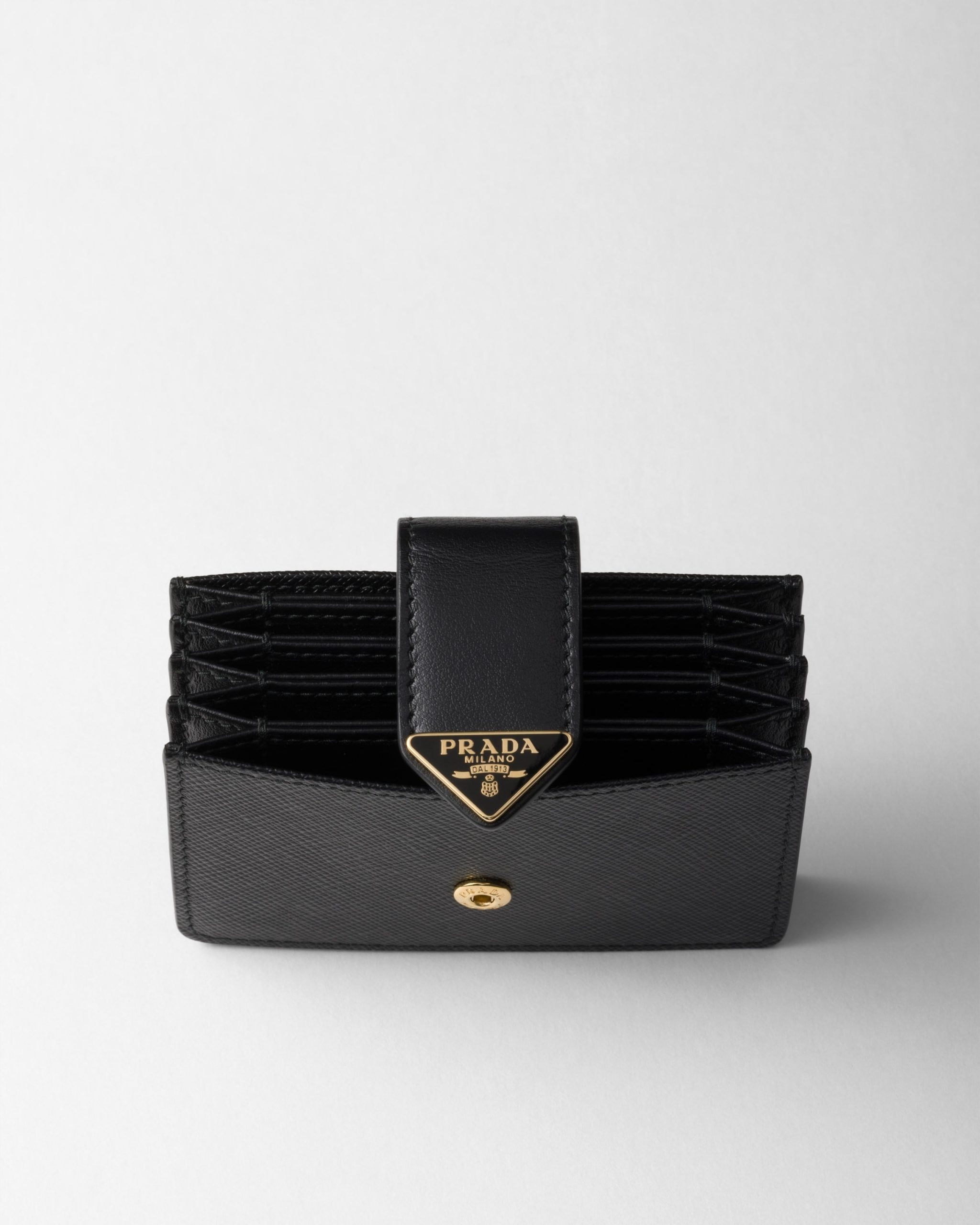 Prada Saffiano and smooth leather card holder - Image 3